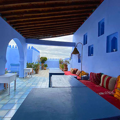 Hotel Casa Perleta Sitzbereich Terrasse