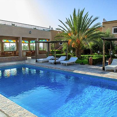 Oasenlodge Chez Talout Poolbereich