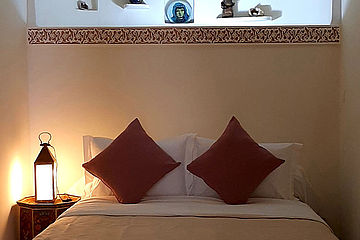 riad dar attajmil superiorzimmer doppelbett