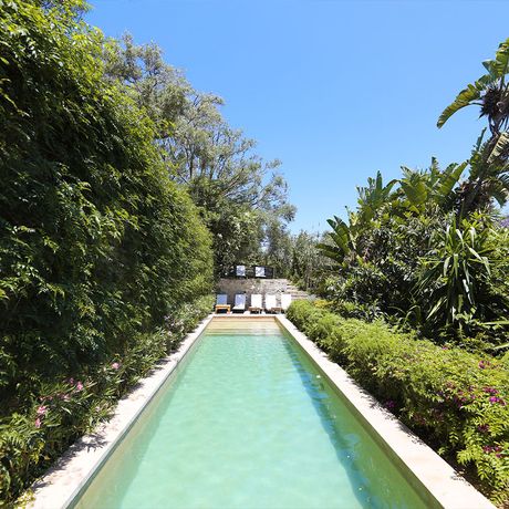 Blick auf den Pool