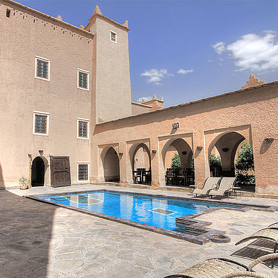 Kasbah-Hotel Imdoukal Poolbereich
