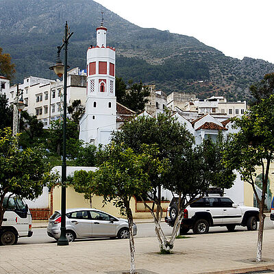 Moschee Strasse Chefchaouen