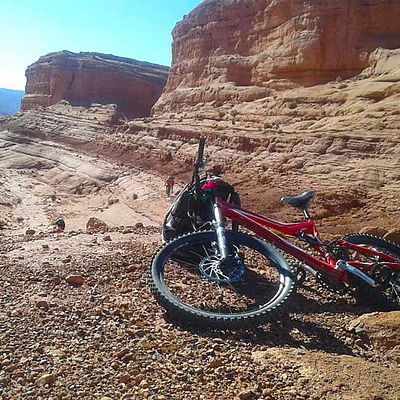 Mountainbike Berge Marokko