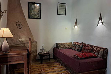 Riad al Bartal Standardzimmer Berbere Sitzecke