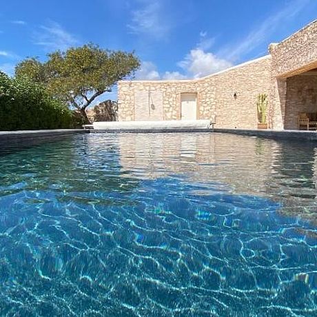 Blick auf den Pool