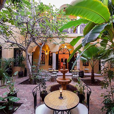 Riad Soleil d´Orient Innenhof