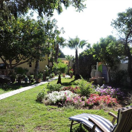 Hotel Quieta Garten Blick auf den Garten