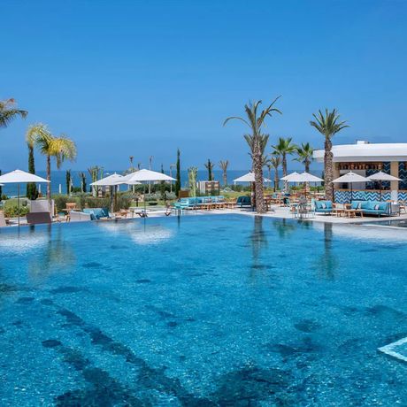 Blick auf den Pool