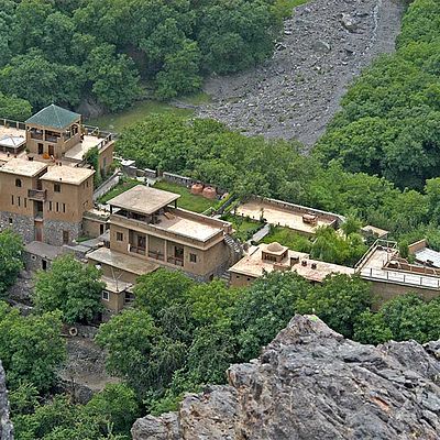Kasbah-Hotel du Toubkal Vogelperspektive