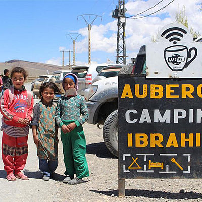 Auberge Ibrahim Parkplatz