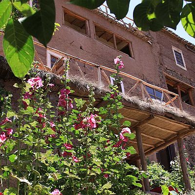 Hotel Douar Samra Balkon Fassade