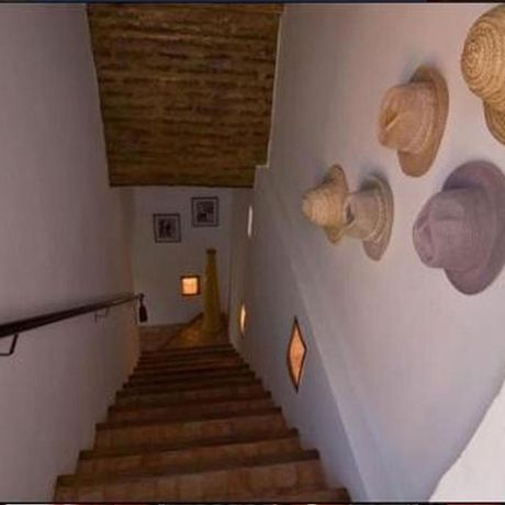 Blick auf eine Treppe