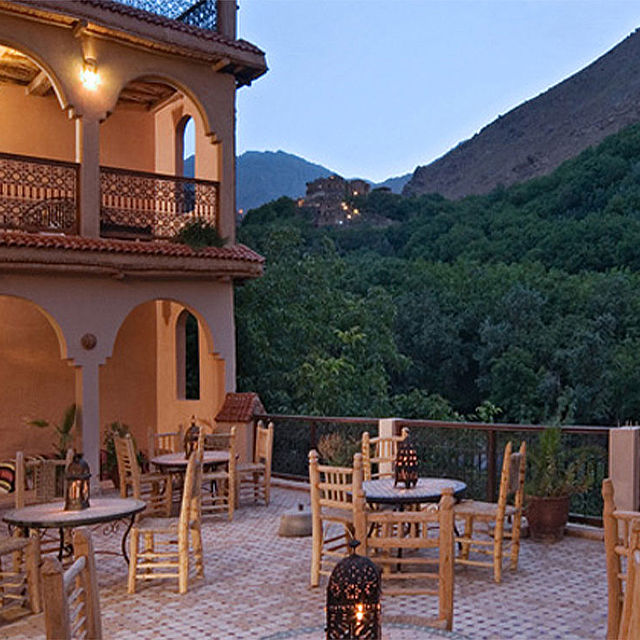 Hotel Dar Imlil Terrasse Sitzbereich