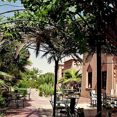 Oekolodge Sawadi Terrasse
