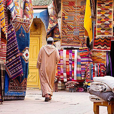Teppiche Souk Marokko