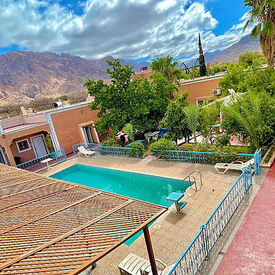 Hotel Arganier Ammelne Pool Berge