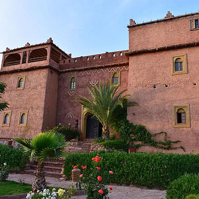 Kasbah d´Ouzoud Aussenansicht