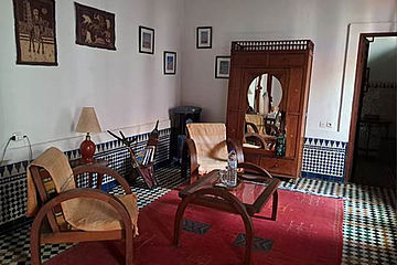 Riad al Bartal Standardzimmer Berbere Suite Stühle