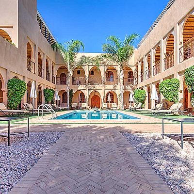 Riad Janoub Poolbereich