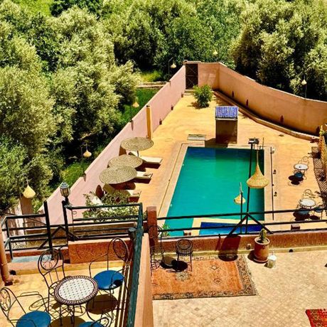 Blick auf den Pool bei Tag