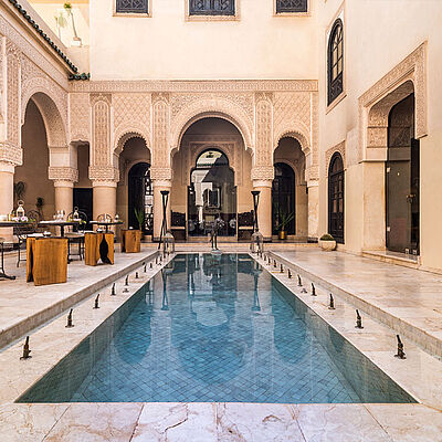Riad Fes Pool Patio
