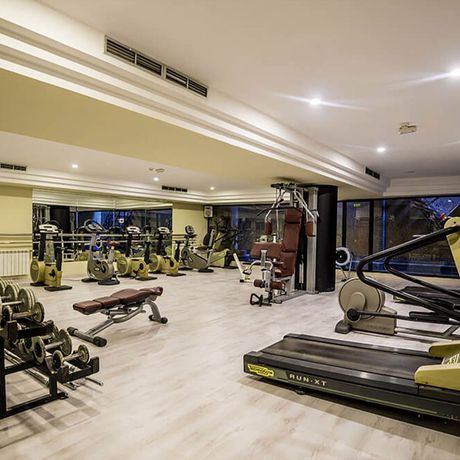 Blick in das Fitnessstudio