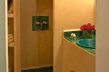 riad dar attajmil juniorzimmer turbant dusche