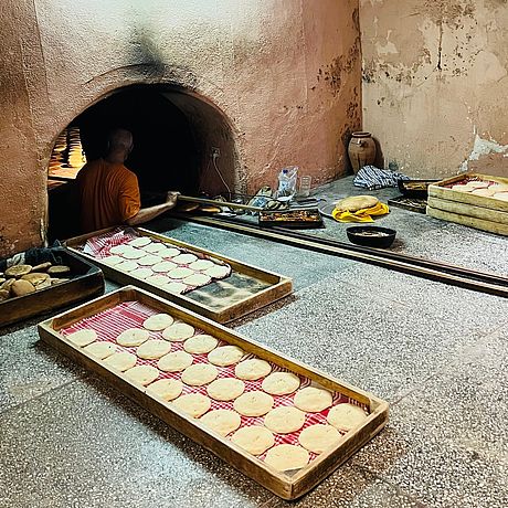 Kulinarische Tour - Medina Marrakech Galerie Brotofen in einer traditionellen Bäckerei