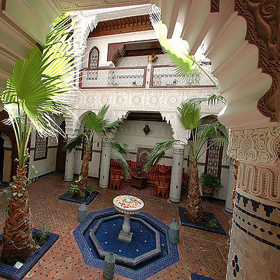 Riad Dar Al Kounouz Innenhof