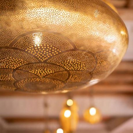 Blick auf eine Lampe