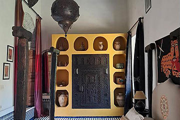 Riad al Bartal Familiensuite Seffarine Dekoration