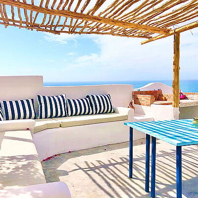 Villa Jardin de l´Ocean Dachterrasse Sitzbereich