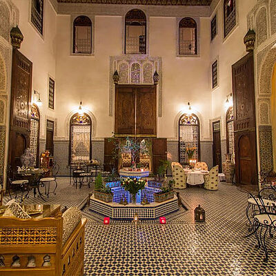 Riad Kettani Innenhof
