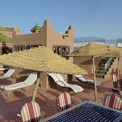 Hotel Riad Sauvage Noble Dachterrasse