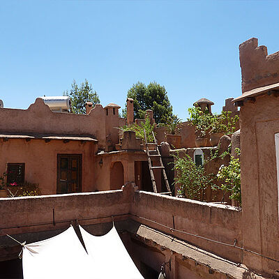 Riad Cascades d´Ouzoud Terrasse Tueren