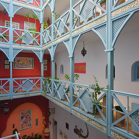 Blick in den Innenhof