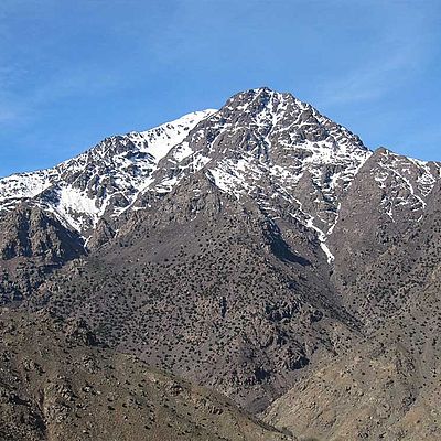 Berg Schnee Marokko