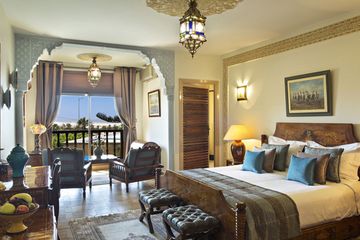 Hotel Quieta Superiorzimmer mit Meerblick Schlafzimmer